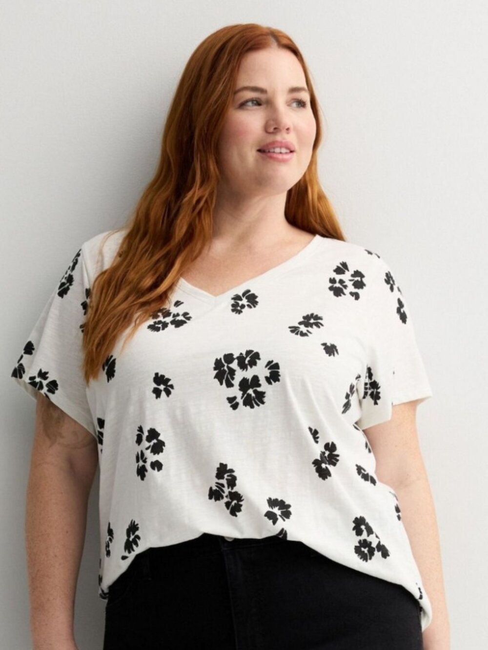 Sonoma Goods For Life Everyday V-Neck T-shirt Plus Size For Women Size 4X NWT